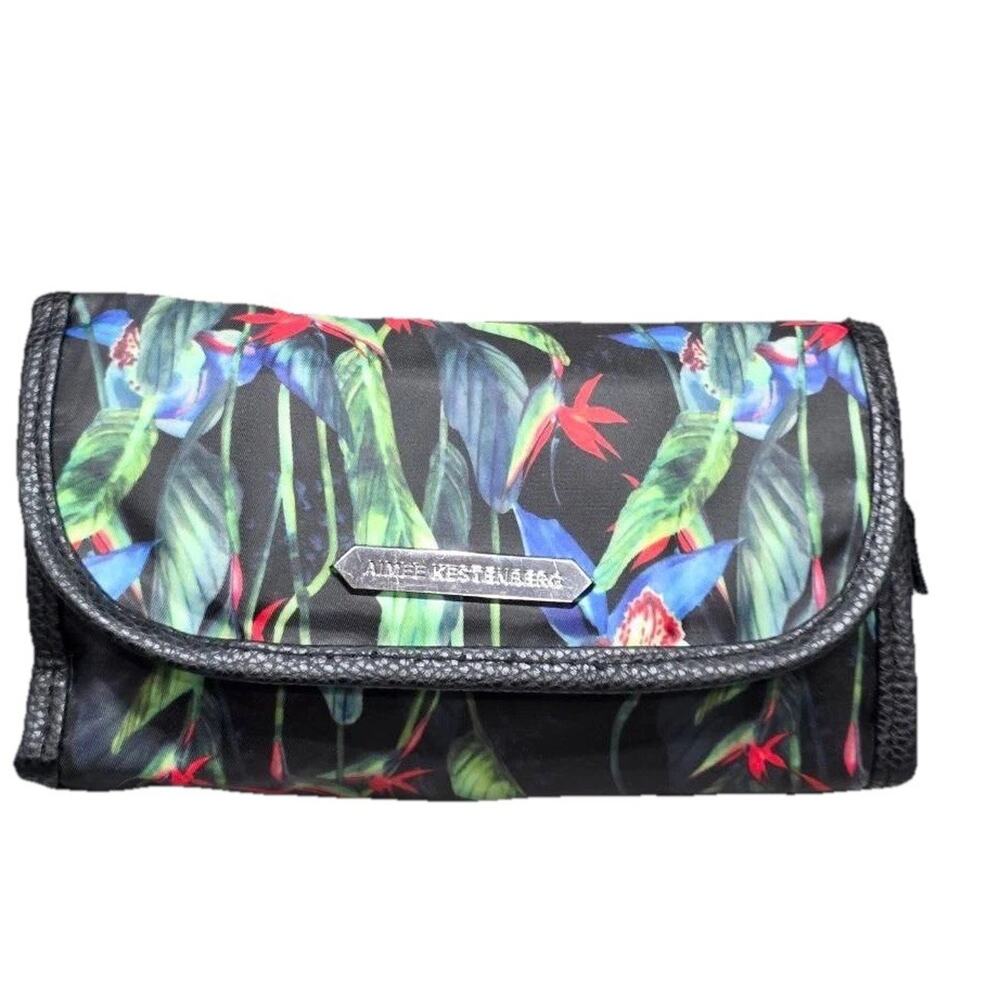 Aimee Kestenberg Cosmetic Travel Bag Floral Black B000677